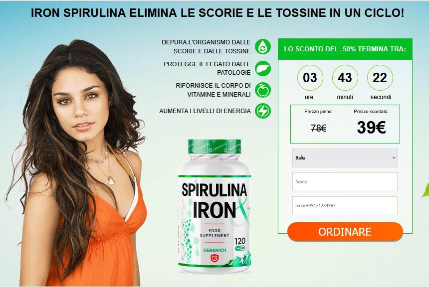 Spirulina Iron Capsules