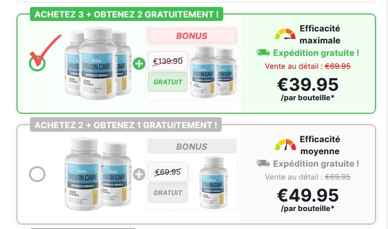 ProVue Vision Care Prix