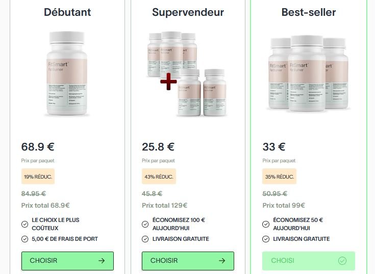 FitSmart Fat Burner Capsules