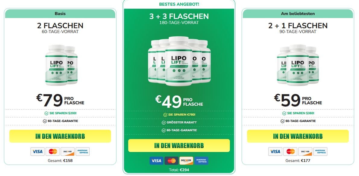 Lipo Lift Kapseln