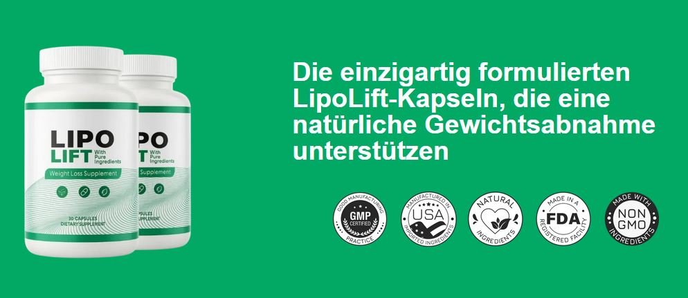 LipoLift Kapseln Erfahrungen