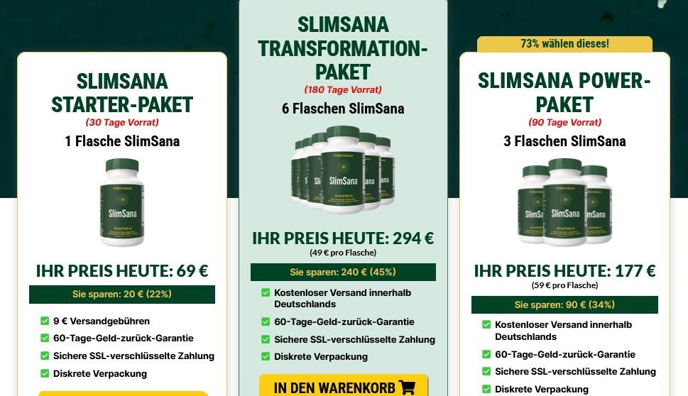 Slimsana Kapseln kaufen