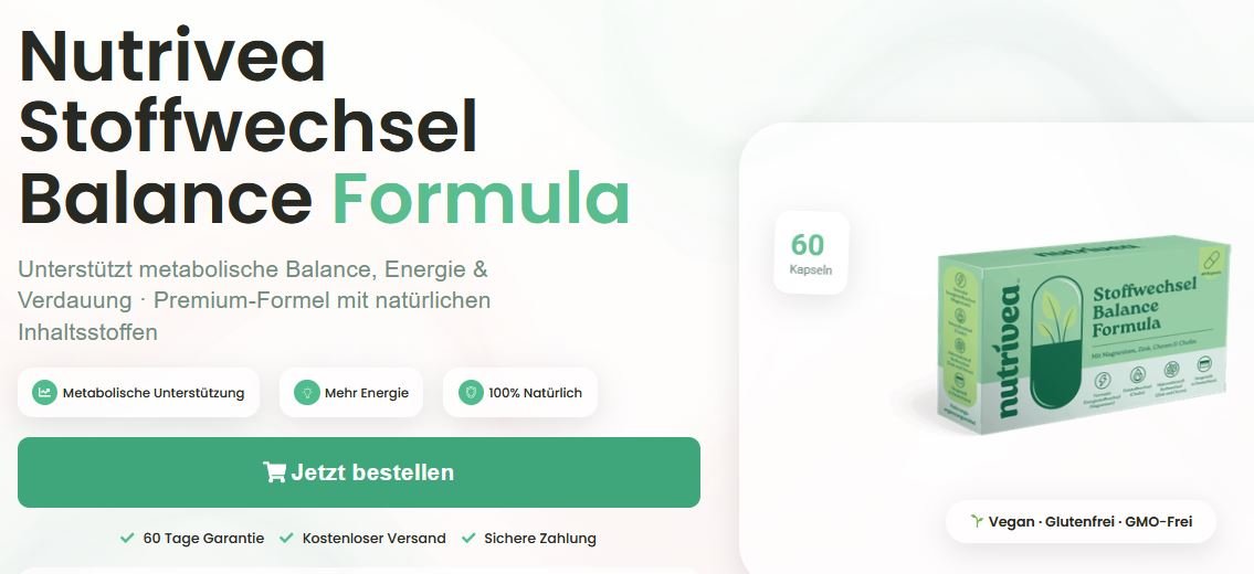 Nutrivea Stoffwechsel Balance