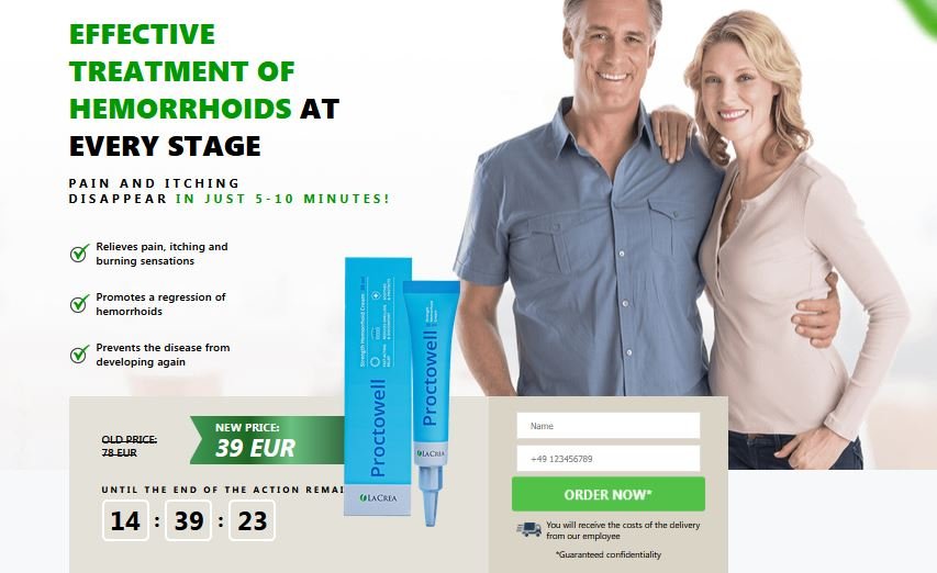 Proctowell Haemorrhoids Cream