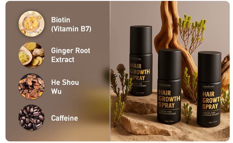 HaloGrow Hair Spray Ingredients