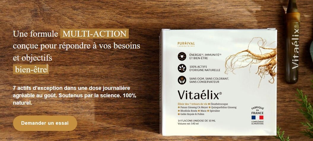 Purvival Vitaelix Avis