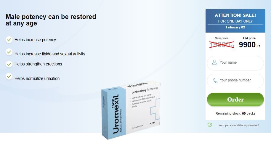 Uromexil Forte for Potency