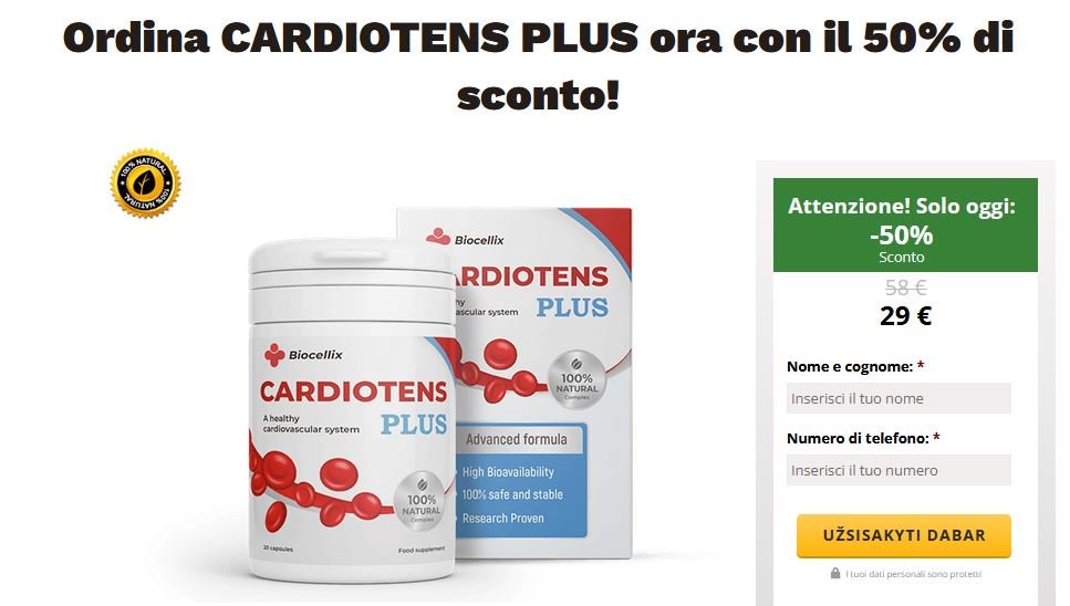 Cardiotens Plus Buy